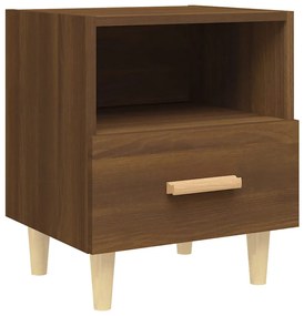 Mesas de cabeceira 2 pcs 40x35x47 cm cor carvalho castanho