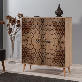 **** Armário Multiuso Multilux – Carvalho Sonoma – 95x111x36 cm

**