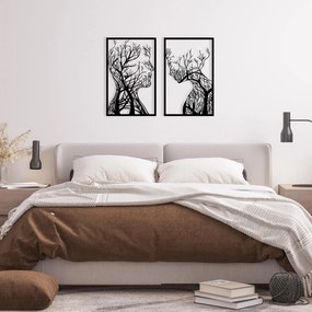 Acessório Decorativo de Parede Lutuf – Preto – 86 x 63 cm