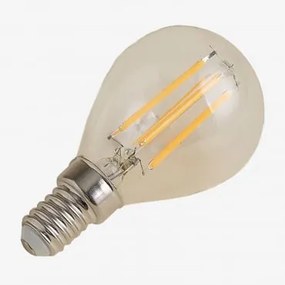 Lâmpada de Filamento LED E14 G45 6W Branco Cálido 2800K - Sklum