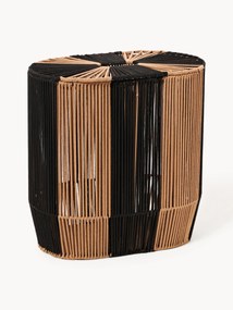 Cesto de roupa duplo em corda artesanal Gabe