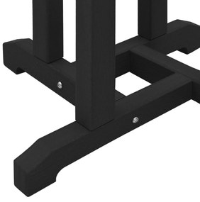 Mesa de Bar Preta 55x55x107 cm HDPE