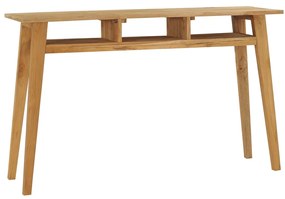 Mesa consola 120x35x75 cm madeira de teca maciça