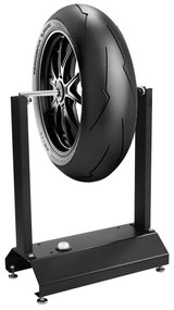 Dispositivo de balanceamento de roda de mota Suporte de balanceamento Cones ajustáveis ​​para centralização para oficina doméstica 40,5 x 22 x 51 cm P