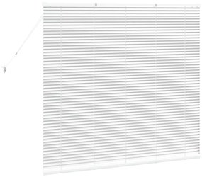 Persiana de Janela com cortinas Outros Manual Branco 80 x 130 cm Alumí