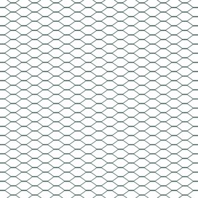 Cerca Hexagonal vidaXL Verde 0,8x25 m Aço
