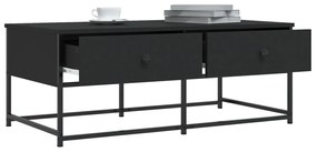 Mesa de centro 100x51x40 cm derivados de madeira preto