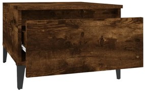 Mesa de apoio 50x46x35 cm derivados de madeira carvalho fumado