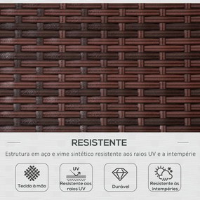 2 espreguiçadeiras 196x61x53cm com mesa de centro 40x40x40cm dobrável