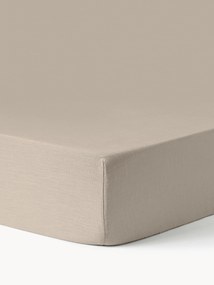 Lençol em linho lavado com elástico para topper Airy