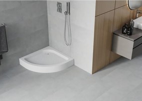 Mexen Rio base de duche semicircular 80 x 80 cm, branco - 47108080