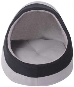 Ninho para gato cinzento e preto M