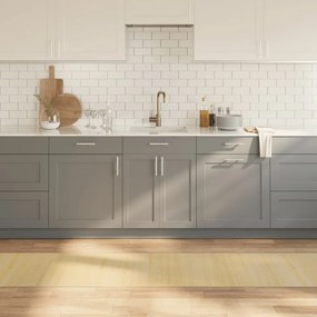 Tapete retangular 60x300 cm bambu cor natural clara