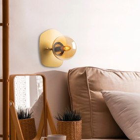 Candeeiro de Parede Well – Dourado – 20 x 25 x 25 cm