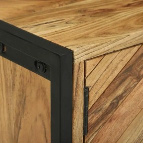 Aparador de TV 110x30x50 cm Madeira de Acácia Sólida