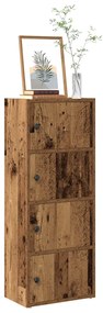 vidaXL Estante 40x24x102 cm derivados de madeira madeira velha