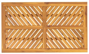 Mesa de jantar para jardim 150x90x74cm madeira de acácia maciça