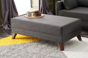 Sofá-Cama de Canto Bella – Antracite – 205x85x81 cm