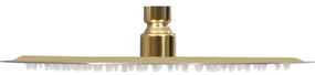 Cabeça de chuveiro redonda 25 cm aço inoxidável dourado