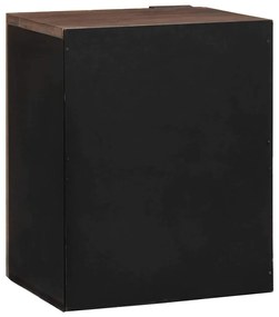 Armário de Banheiro Suspenso – 38x33.5x48 cm Madeira Sólida e Madeira