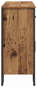 Aparador Madeira Antiga Carvalho 97x32,5x74,5 cm Madeira Projetada