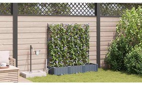 Jardineiras de Jardim 1 pc Cinzento-claro 120 x 40 x 126 cm