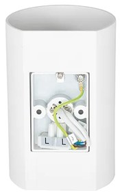 Aplique de parede redondo design branco - Sabbir