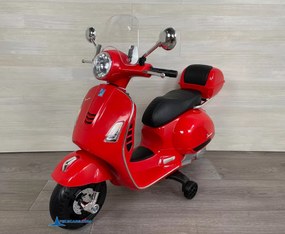 Mota elétrica para crianças Vespa GTS-S 12V Vermelha