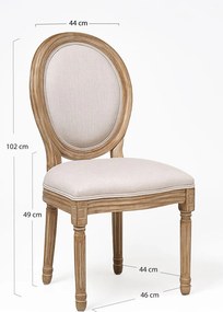 Pack 4 Cadeiras Palace - Taupe