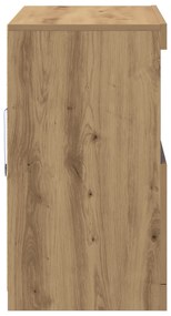 Buffet com Luzes LED Carvalho Artesanal 81x37x67 cm