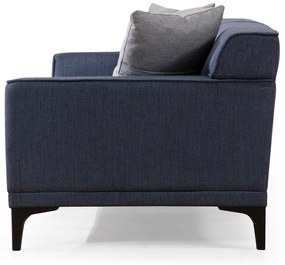 Sofá de 3 Lugares Petra – Azul – 215x87x86 cm