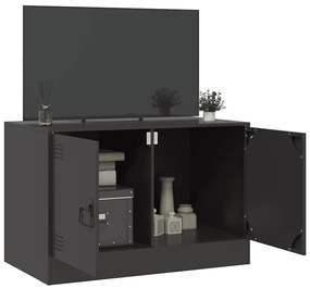 Móvel de TV 67x39x44 cm aço preto
