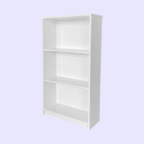 Estante “Milla” — 58x23x106 cm — Design Moderno em Branco com Pratelei