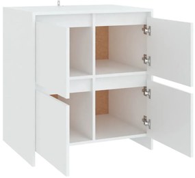 Aparador Endy de 4 Portas de 70 cm - Branco - Design Moderno
