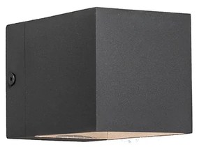 Candeeiro de parede moderno cinzento escuro - Transfer