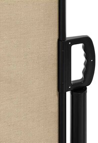 Toldo lateral retrátil 180x600 cm bege