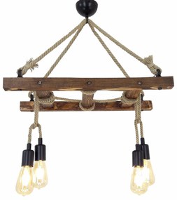 Chandelier Merdiven – Walnut – 80 x 34 x 60 cm
