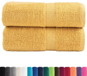 Toalhas de bidé premium SOLUND 2 pcs 30x50 cm 600 gsm dourado