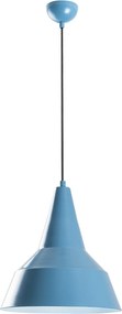 Candeeiro de Teto Saglam – Azul Claro – Ø30 h:35 cm