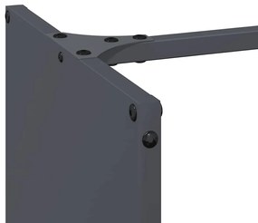 Suporte para lenha 40x30x80 cm aço laminado a frio antracite