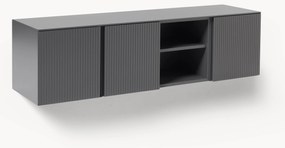 Móvel de TV de parede com frente canelada Shea