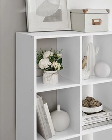 Estante sala com 10 cubos 30 x 65,5 x 161,5 cm Branca