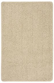 Tapete shaggy 200x290 cm antiderrapante cor creme