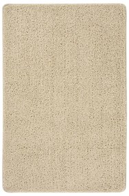 vidaXL Tapete shaggy 200x290 cm antiderrapante cor creme