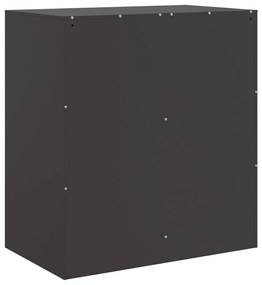 Aparador 67x39x73 cm aço preto