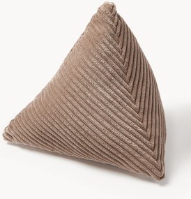 Almofada triangular em bombazina Kylen