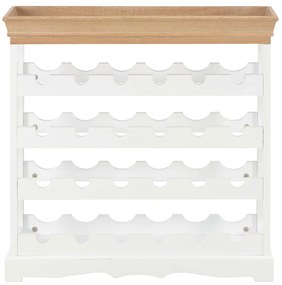 Garrafeira 70x22,5x70,5 cm MDF branco