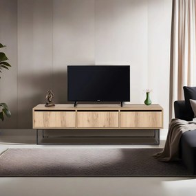 Móvel TV Kordon – Felt Black – 180x50x40 cm