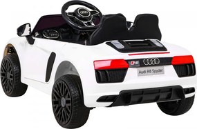 Carro elétrico para Crianças 12V Audi R8 Rodas de EVA Branco