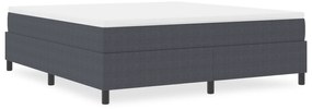 Cama Box Spring vidaXL Cinza Escuro Super King Tecido de Corduroy